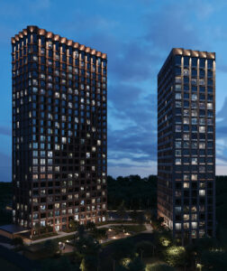 Многоэтажный жилой комплекс Ержанова 53/1