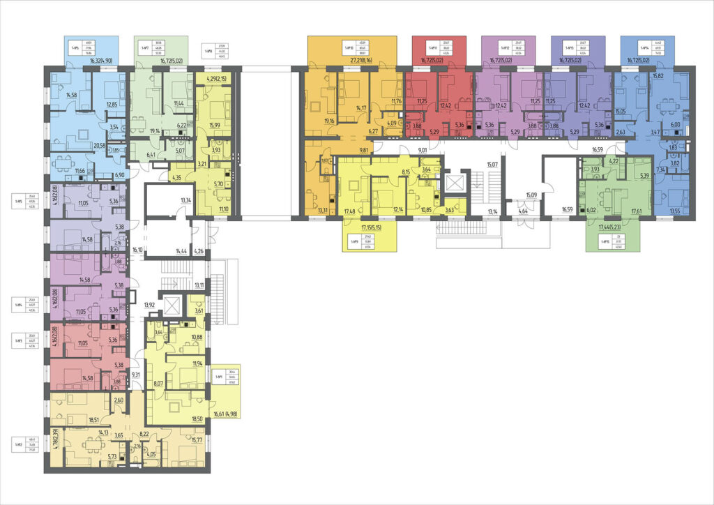 Планировка 1 этажа - Жилой комплекс Анжерская
