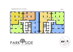 Блок А. Маркировочный план 11 этажа
